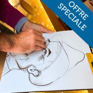 OFFRE SPECIALE Close Up : Découvrez notre offre Close Up : silhouette + caricature dans la même soirée ! Un donne occasion pour exploiter la notion de portrait sous tous ses angles