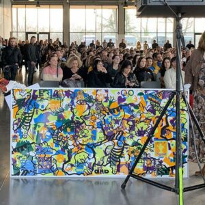 Animation Inauguration Innovante - Totem Box LARGE 13 Fresque Inauguration pour idée souvenir animation originale