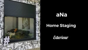 Fresque Home staging extérieur Dans les locaux de aNa artiste