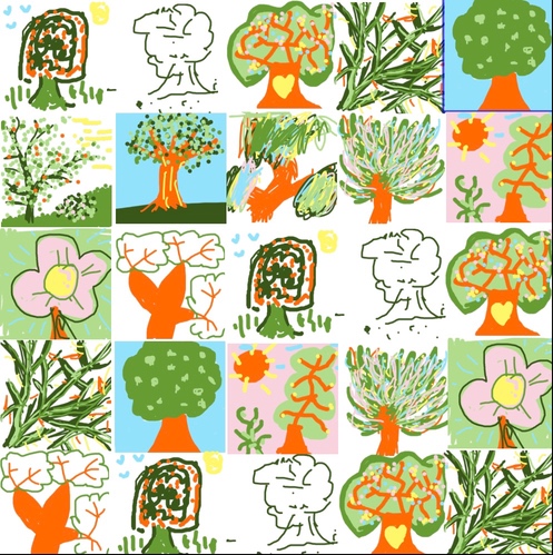 La Forêt Virtuelle 2 La toute première galerie du projet éco-artistique la forêt virtuelle de aNa artiste.