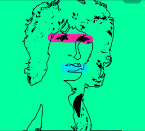 Animation Rock Jim Morrison 8 Idée d'Animation Rock autour du portrait de Jim Morrison
