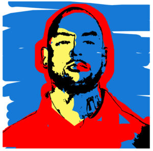 Portrait digital du rappeur Booba