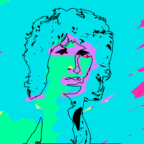 Portrait réalisé lors d'un quiz gratuit de Jim Morrison