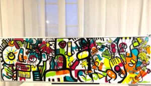 My Art Box propose un afterwork de Luxe qui produit oeuvre commune à Paris avec les participants et aNa artiste