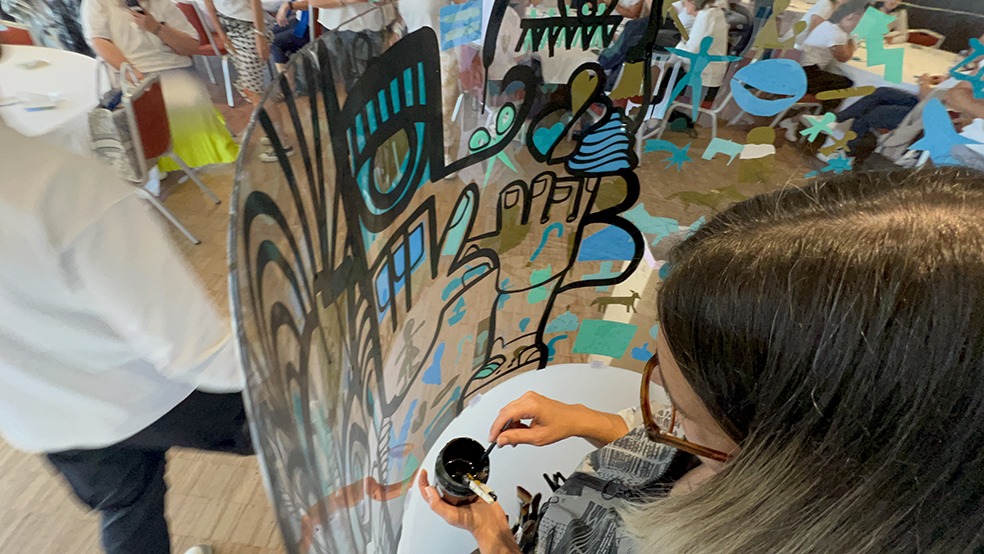 Le team building plexi art N°1 7 Exemple d'animation team building plexi art ana artiste à Rennes en Bretagne