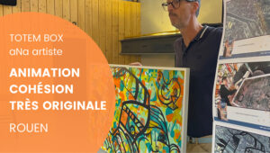 Comment organiser une animation intégration originale et éco-responsable My Art Box à Rouen ou en France.