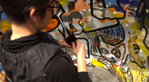 Mural Team Building New-York ana contemporary artist for anaystof US llc