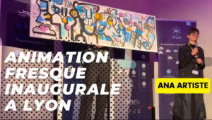 Vignette de la vidéo Animation fresque plexi inauguration à Lyon