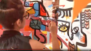 Animation fresque art box à Lyon