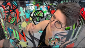 Un exemple d'animation inauguration Paris par ana fernandes et My Art Box