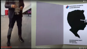 Christophe Chazot est un Artiste de silhouettes animation silhouettes cadeau personnalisé inauguration