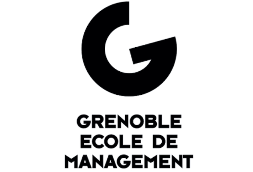Le logo G de l'école de management de Grenoble pour la séance de travail sur comment créer un logo en équipe