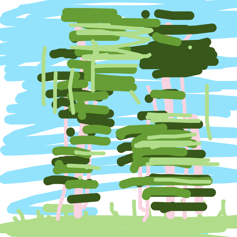 Exemple de Land art digital abstrait