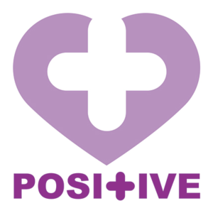 Le logo positive de l'outil numérique de médiation numérique en santé mentale et de la rubrique POSITIVES
