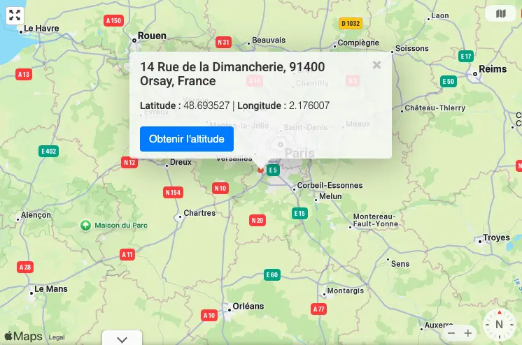 Coordonnées GPS de My Art Box à Orsay pour l'organisation de team building et inauguration RSE en Île-de-France.