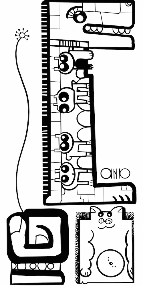 Illustration d’aNa pour animation RSE collectivité – Projet urbain Mulhouse