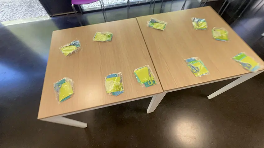 Kits individuels éco-responsables pour animation RSE en centre de formation