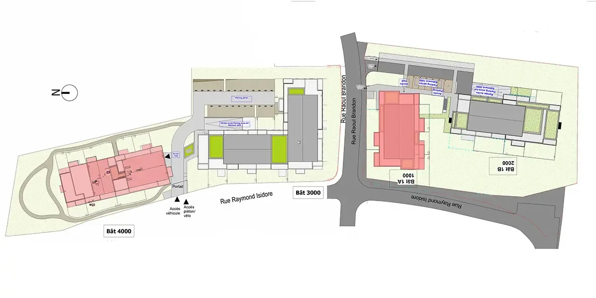 Plan du projet immobilier pour l'animation inaugurale éco-responsable à Chartres avec Nexity.