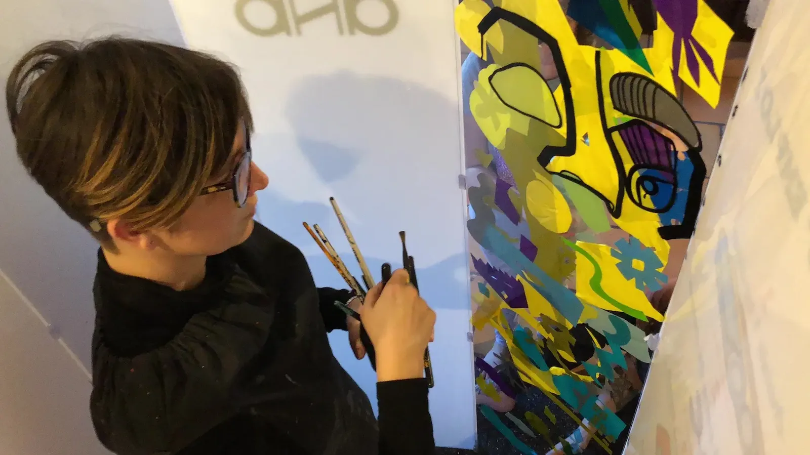 Célébration créative de 50 ans avec My Art Box et aNa artiste en Suisse.