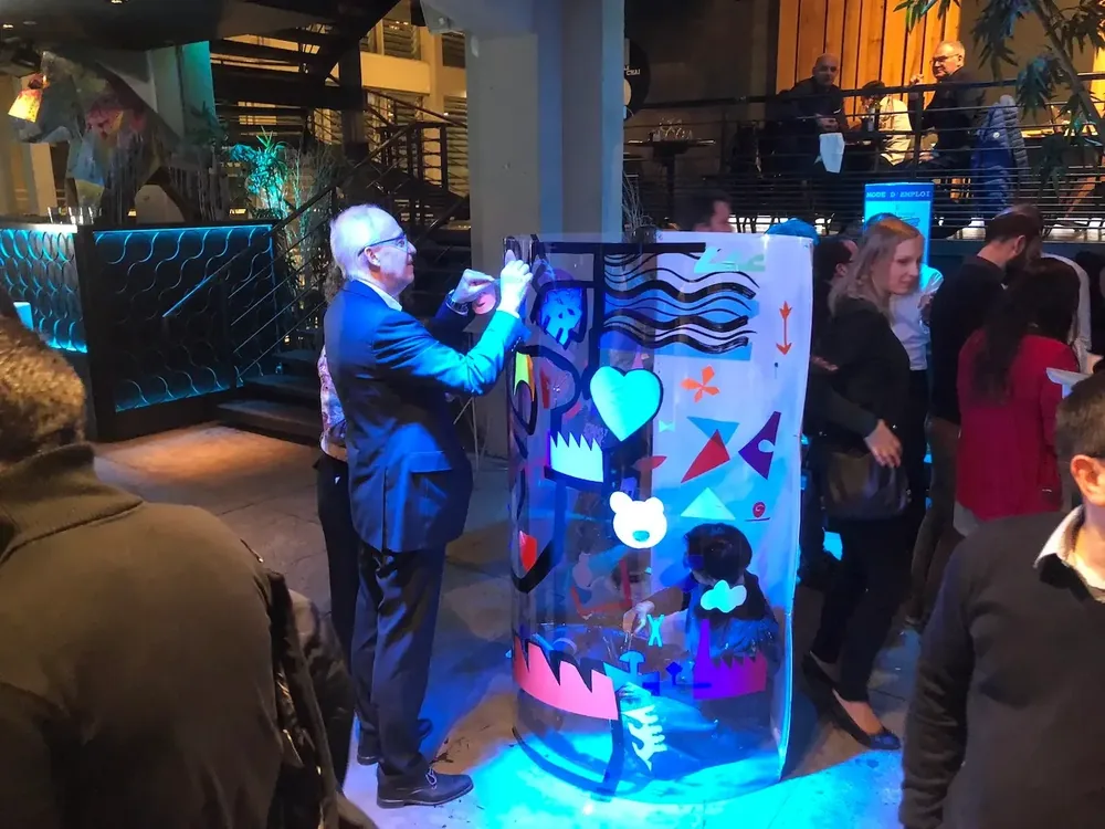 Image de fresque collaboratif par My Art Box et aNa artiste