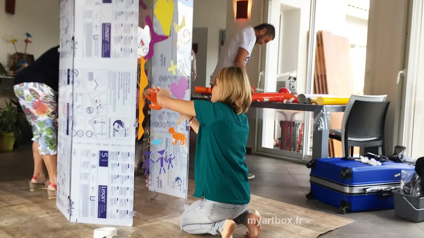 Décoration créative pour anniversaire 40 ans avec My Art Box et aNa artiste