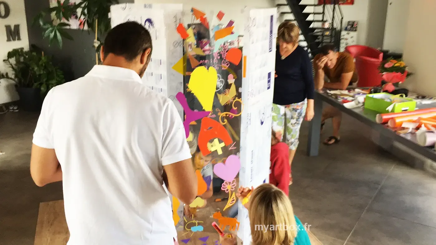 Activité artistique pour 40 ans en couple avec My Art Box et aNa artiste