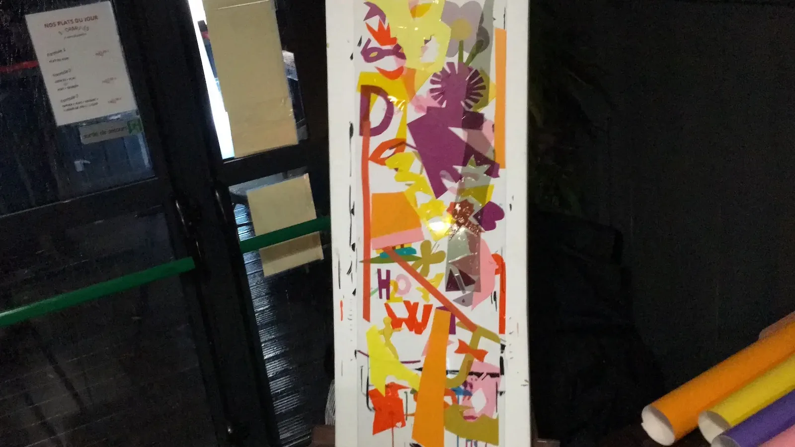 Fresque colorée avec formes abstraites de My Art Box par aNa artiste