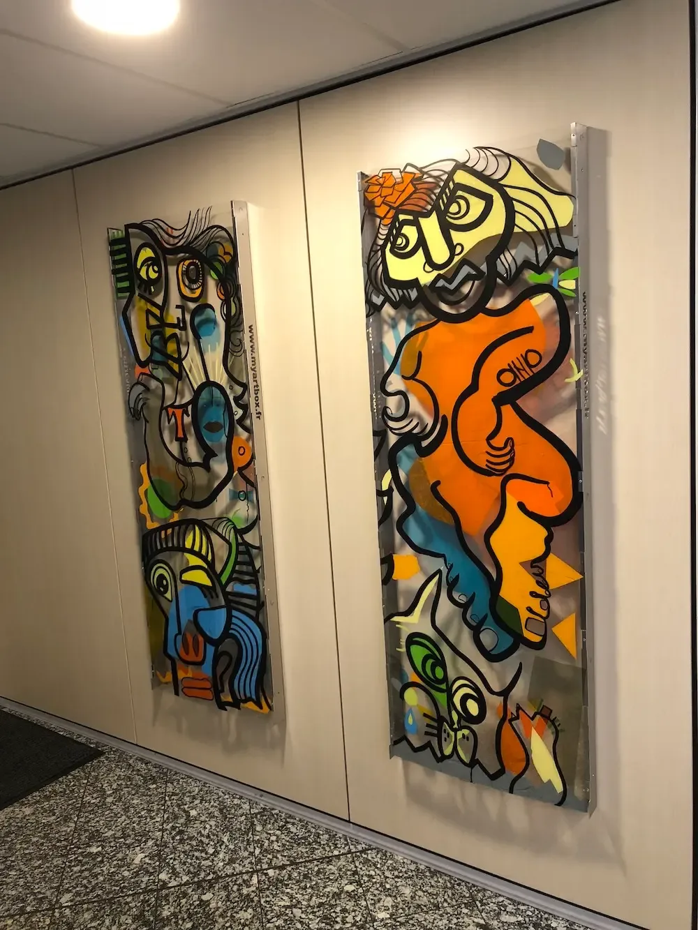 Œuvres d'art murales colorées My Art Box par aNa artiste