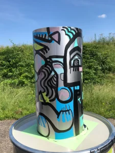 Fresque collaborative sans peinture My Art Box par aNa artiste