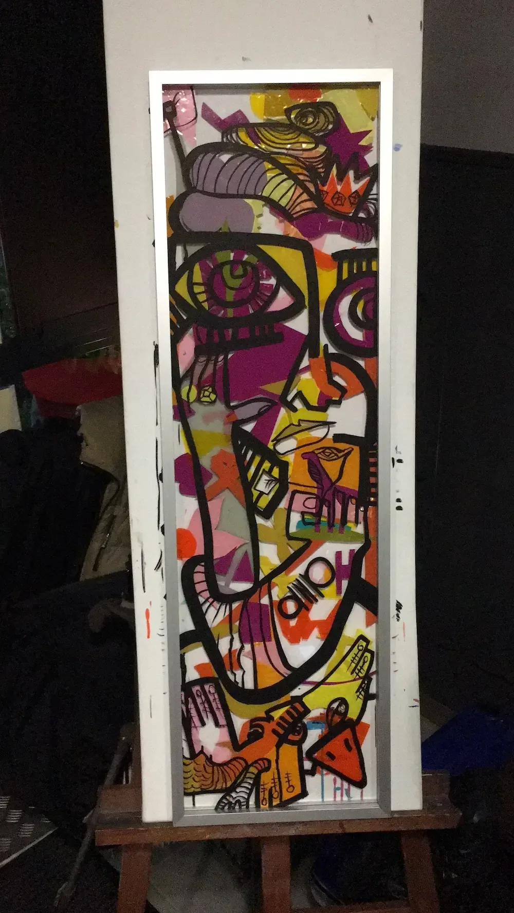 Art abstrait coloré par aNa artiste, My Art Box à Genève