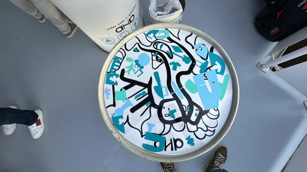 Cohésion artistique par aNa artiste My Art Box lors d'un événement