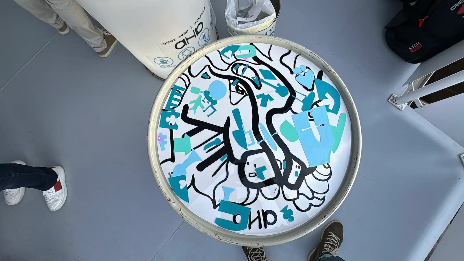 Cohésion artistique par aNa artiste My Art Box lors d'un événement
