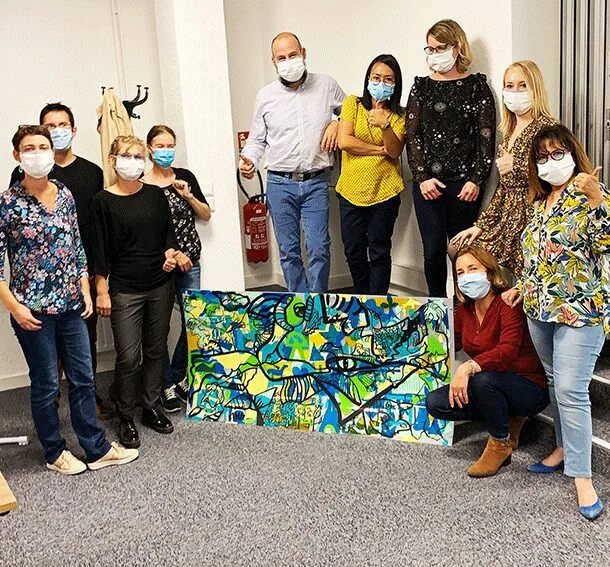 Inauguration éco-responsable : l&rsquo;art collaboratif sans peinture