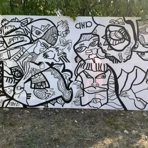 fresque en kit materiel créatif pour séminaire à distance