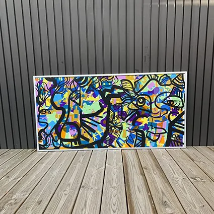 Fresque Lyon encadrée sur place à la suite du Team Building Lyon pour décupler les bienfaits de l'activité créative sur la productivité au travail.