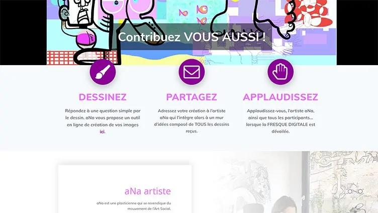 idée d'événement à la demande de fresque numérique en télétravail