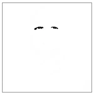 Zoom sur le regard du rappeur Français Booba