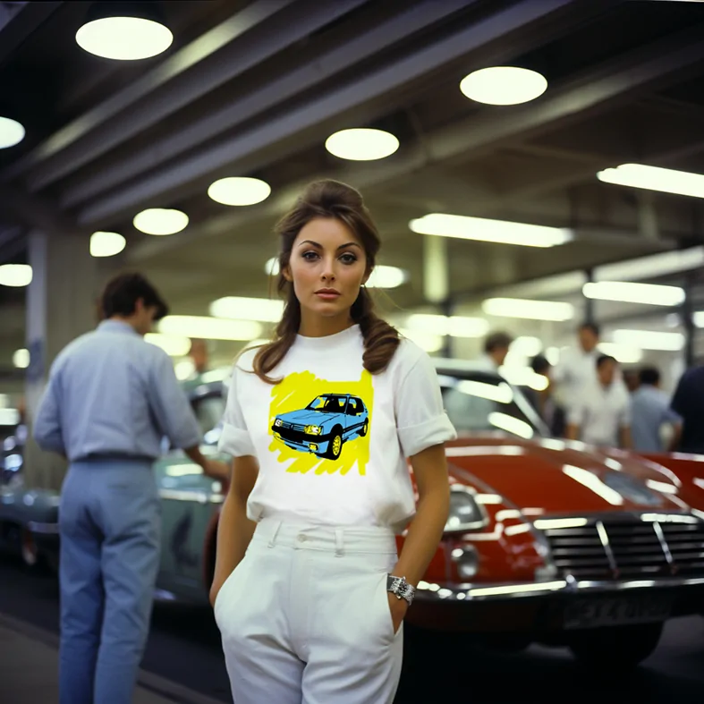 Le T-shirt 205 GTI personnalisé #colorquiz en ligne est une bonne idée de cadeau pour femme comme pour homme de 40 ou 50 ans