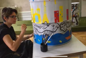 aNa est une Artiste pour animation Street Art en Entreprise de My Art Box