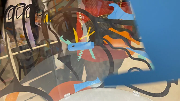 Une Idée d'un participant qui alimente la Fresque marque employeur ana artiste imprimée sur plexi par #myartbox
