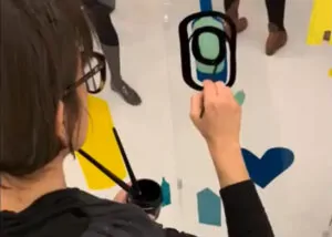 Idée de Fresque collaborative pour Animation Artistique Lyon par my-art-box