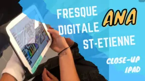 Vignette de la vidéo Animation fresque digitale à Saint-Etienne
