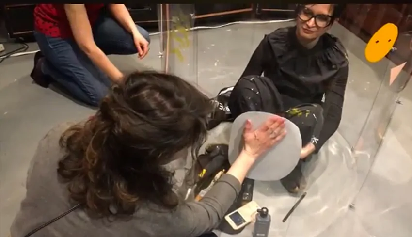 Interactive Mural Team Building New-York by ana artist for anaystof US llc