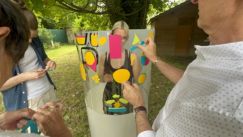 aNa assure un service exclusive pour construire 1 Cadeau Artistique pour Anniversaire 40 ans Collaboratif à Paris