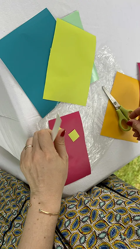 My Art Box fourni tout le matériel pour réaliser 1 Cadeau Artistique pour Anniversaire 40 ans coloré et Collaboratif à Paris