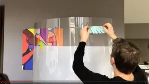 Programme original de Développement personnel Lyon Fresque Plexi par aNa pour My Art Box