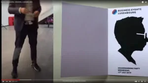 Christophe Chazot est un Artiste de silhouettes animation silhouettes cadeau personnalisé inauguration