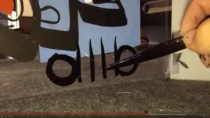 Fresque My Art Box animation originale inauguration éco-responsable signée par aNa artiste