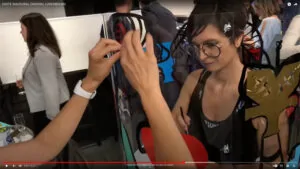 L'Animation fresque My Art Box pour cadeau personnalisé inauguration se complète parfaitement avec la silhouette