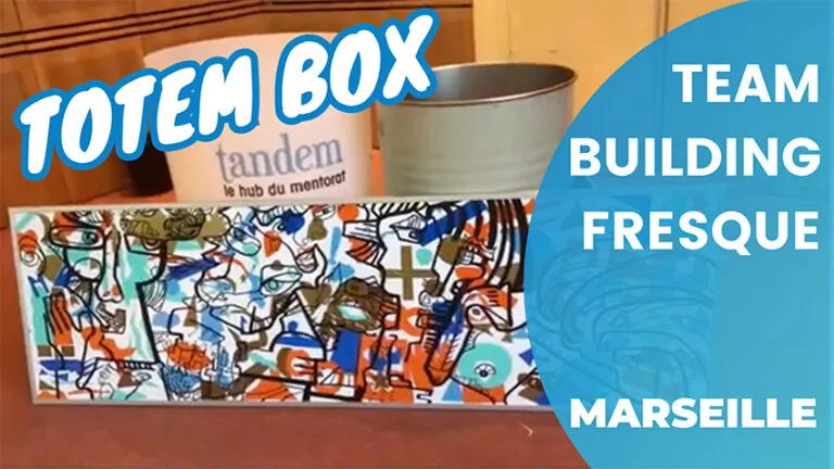 LA vignette de la vidéo de la création de Fresque My Art Box lors d'un team building Marseille